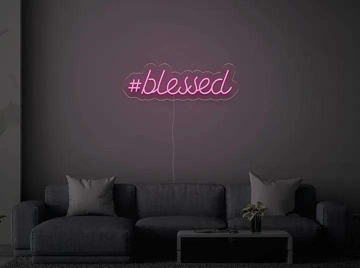 BLESSED - Insegne al neon a LED
