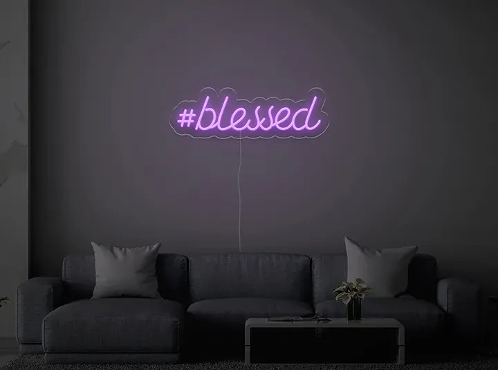 BLESSED - Insegne al neon a LED