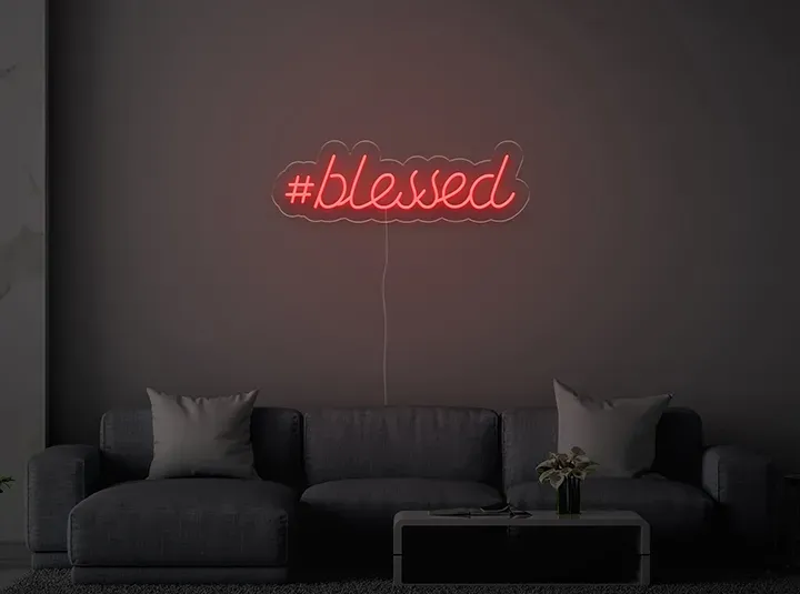 BLESSED - Insegne al neon a LED