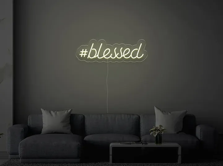 BLESSED - Insegne al neon a LED