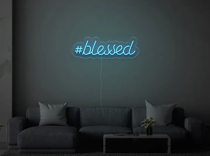 BLESSED - Insegne al neon a LED