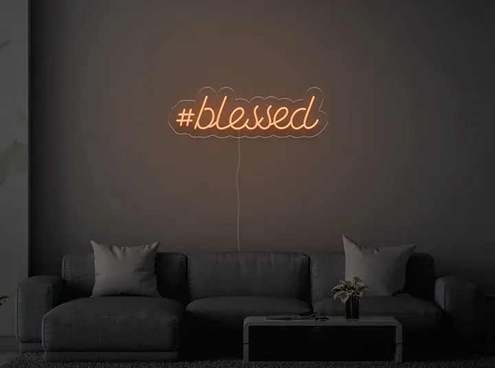 BLESSED - Insegne al neon a LED