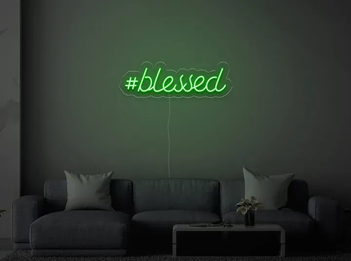 BLESSED - Insegne al neon a LED