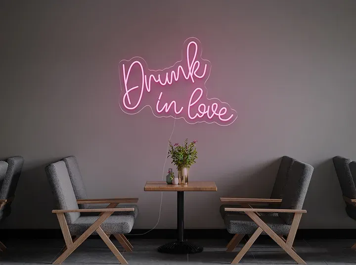 Drunk in Love - Insegne al neon a LED