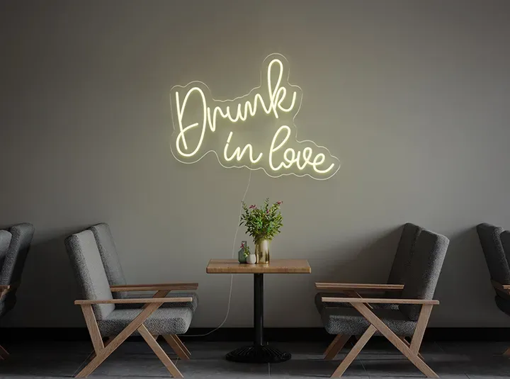 Drunk in Love - Signe lumineux au neon LED