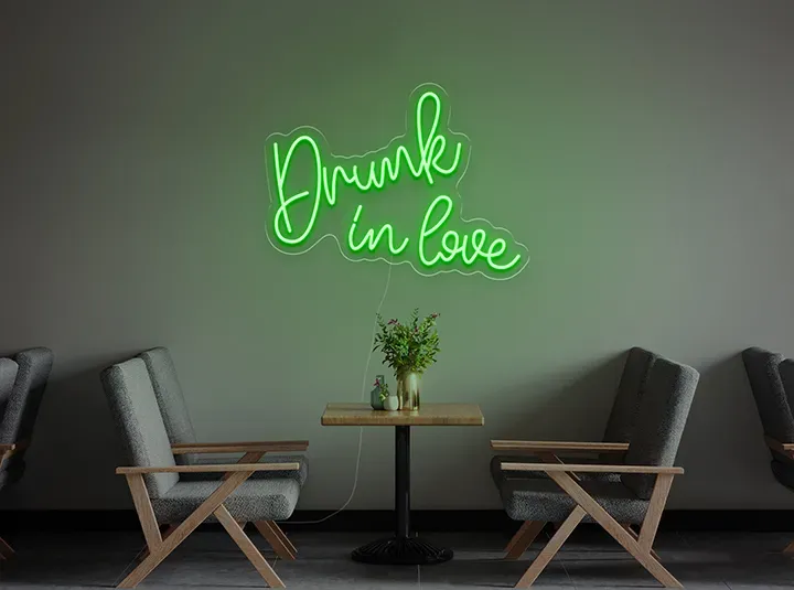 Drunk in Love - Signe lumineux au neon LED
