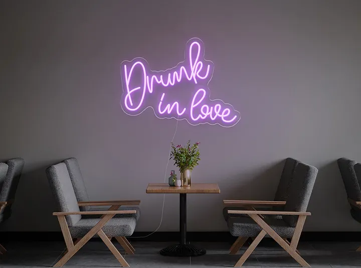 Drunk in Love - Signe lumineux au neon LED