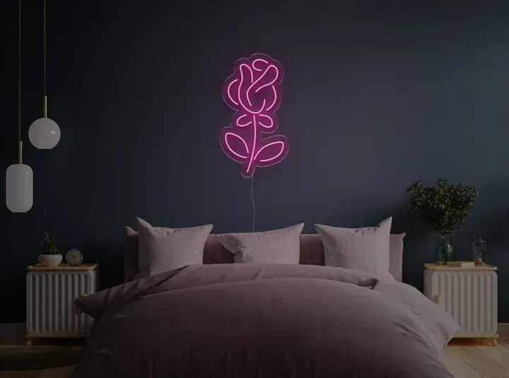 Rose - LED Neon Sign