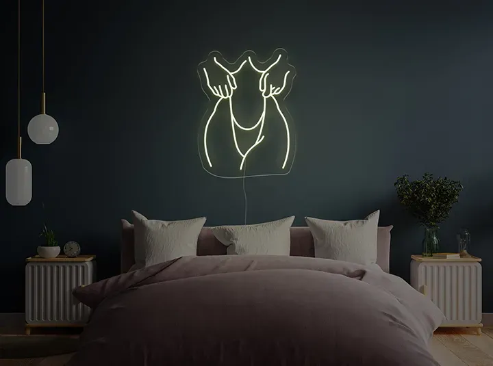 Silueta I - Insegne al neon a LED