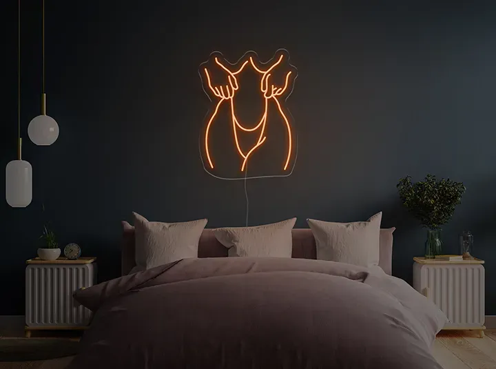 Silueta I - Insegne al neon a LED