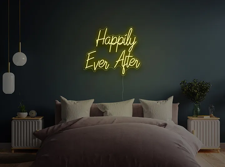 Happily Ever After - Insegne al neon a LED