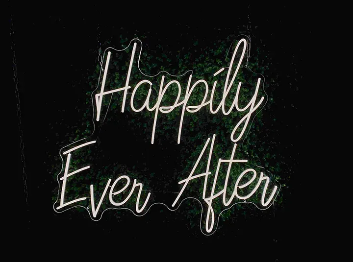 Happily Ever After - Insegne al neon a LED