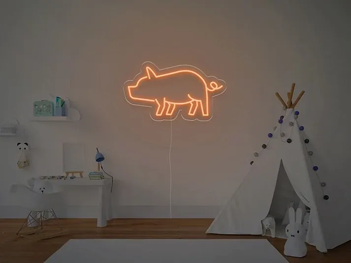 Maiale - Insegne al neon a LED