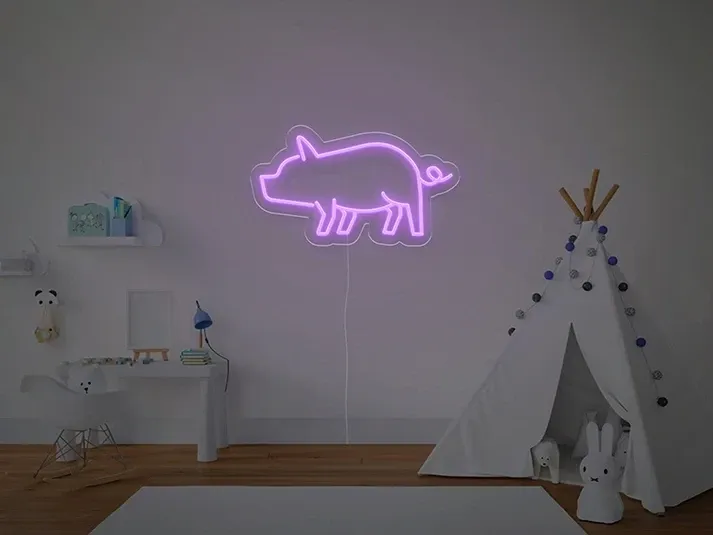 Maiale - Insegne al neon a LED