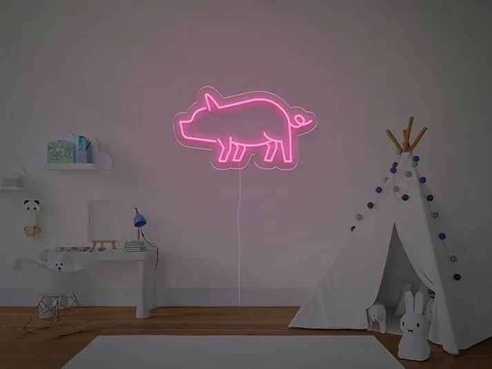 Maiale - Insegne al neon a LED