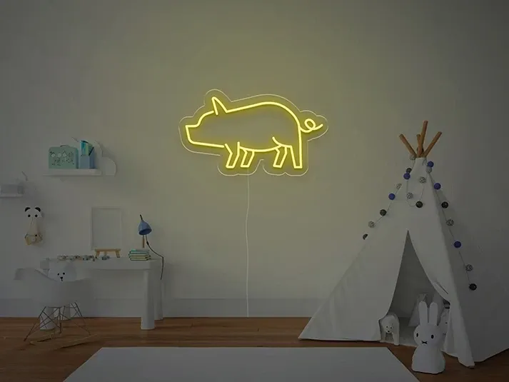 Maiale - Insegne al neon a LED