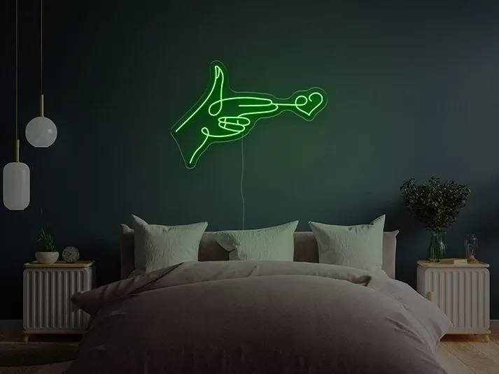 Cuore di tiro - Insegne al neon a LED