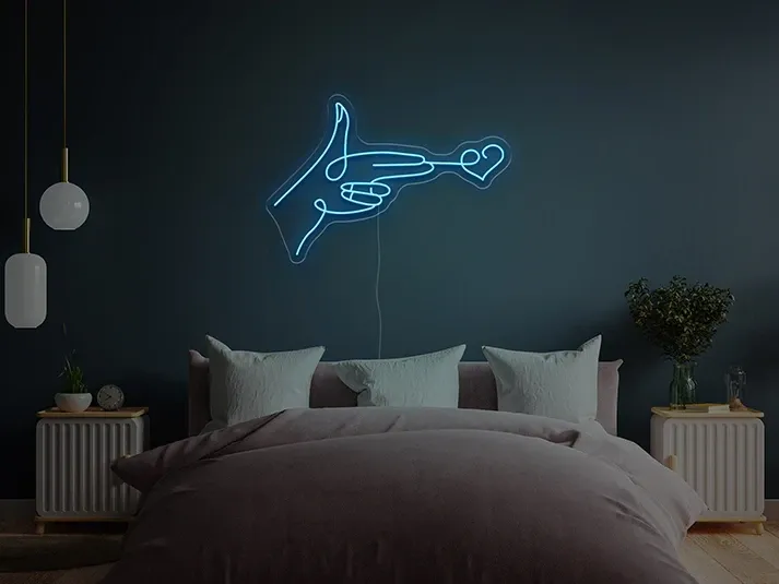 Cuore di tiro - Insegne al neon a LED