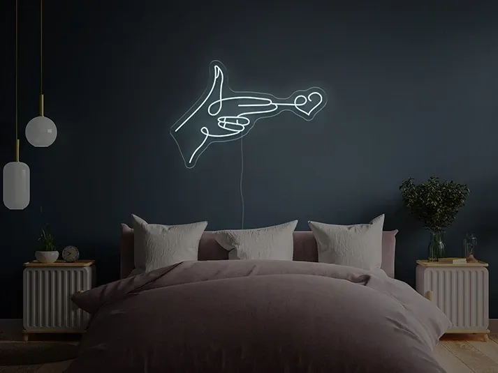 Cuore di tiro - Insegne al neon a LED