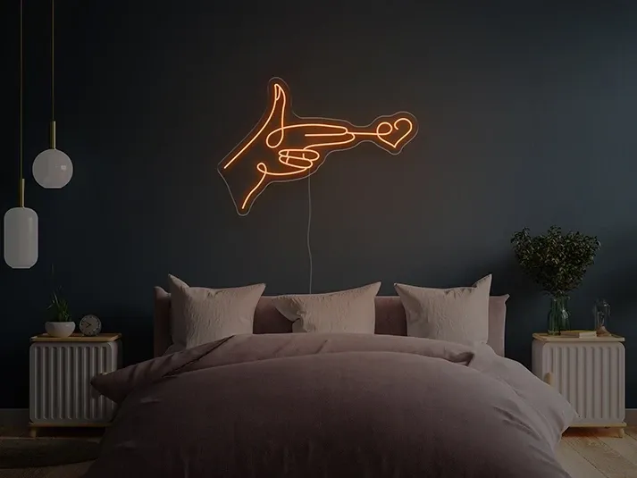 Cuore di tiro - Insegne al neon a LED