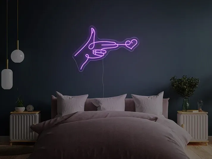 Cuore di tiro - Insegne al neon a LED