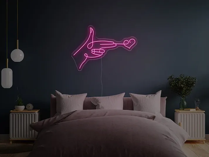 Cuore di tiro - Insegne al neon a LED