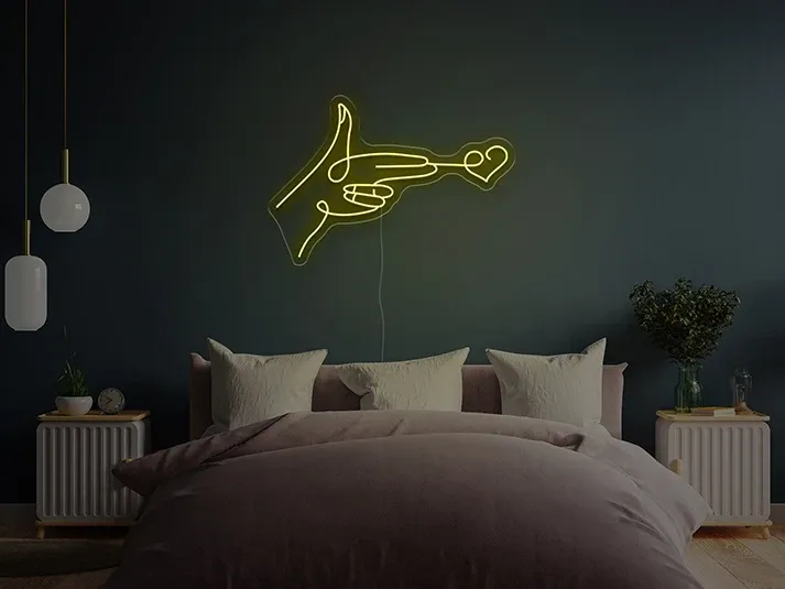 Cuore di tiro - Insegne al neon a LED