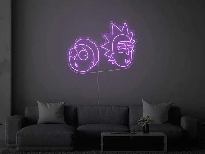 Rick & Morty - Insegne al neon a LED