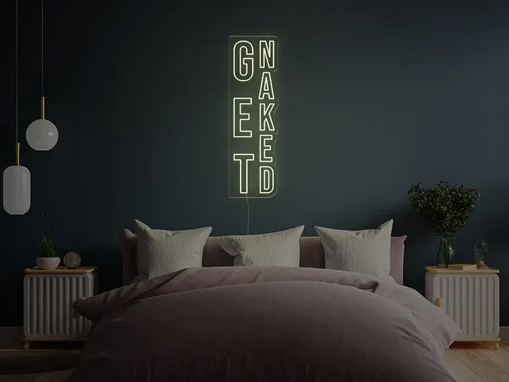 Get Naked - Insegne al neon a LED