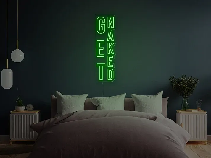 Get Naked - Insegne al neon a LED