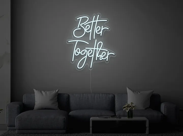 Better Together - Insegne al neon a LED