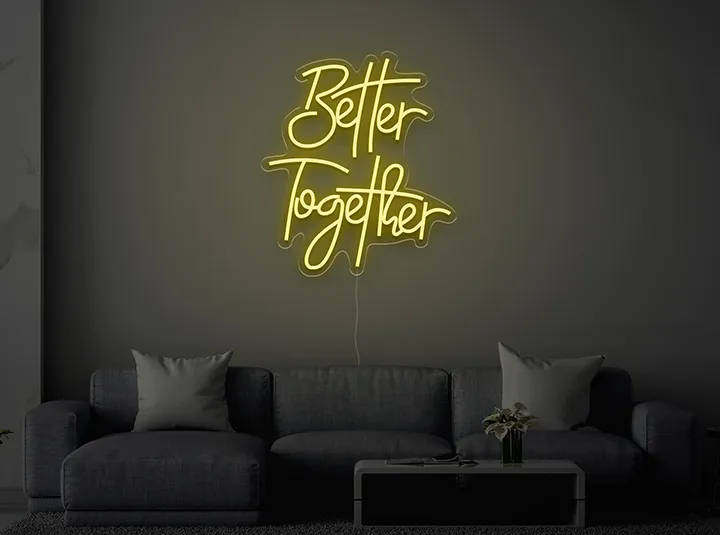 Better Together - Insegne al neon a LED