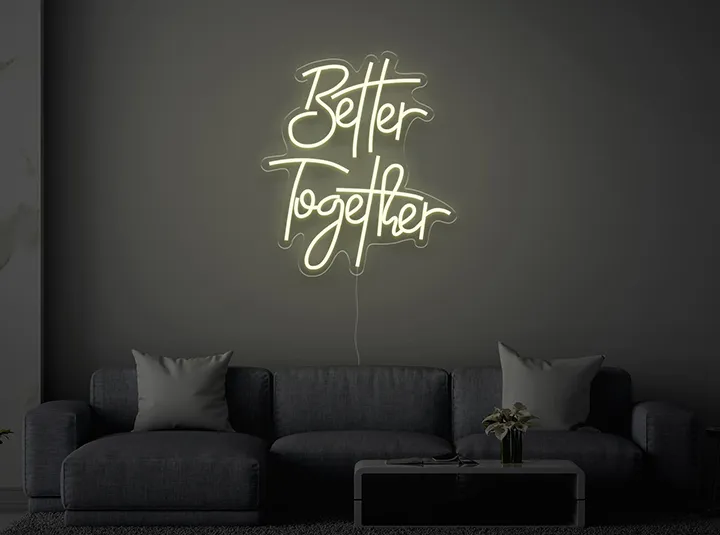 Better Together - Insegne al neon a LED