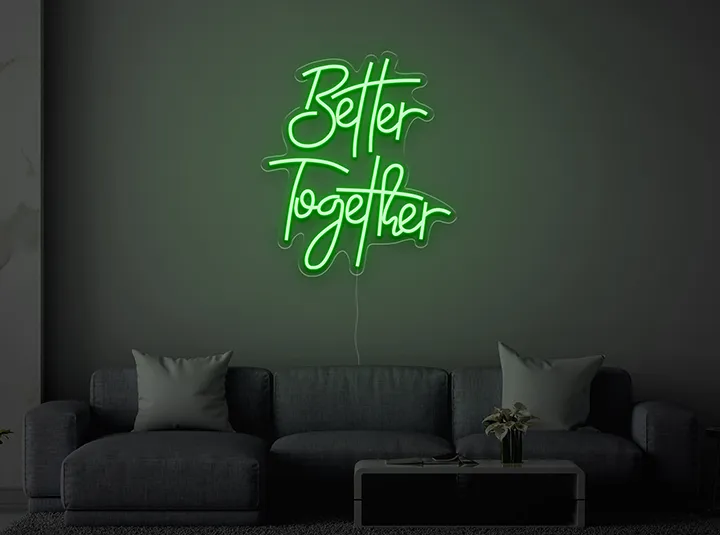 Better Together - Insegne al neon a LED