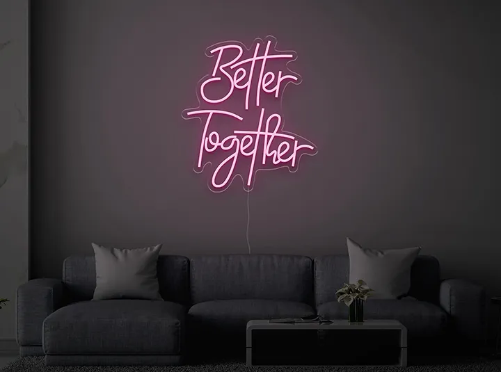Better Together - Insegne al neon a LED