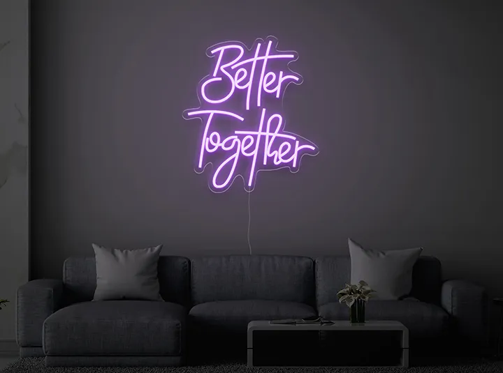Better Together - Insegne al neon a LED