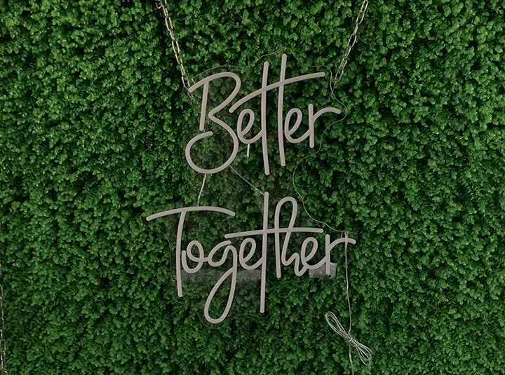 Better Together - Insegne al neon a LED