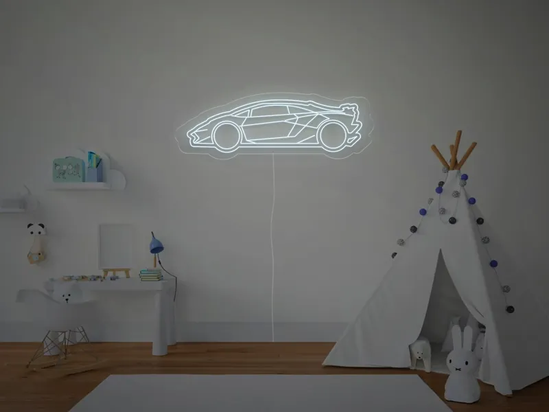 Auto sportiva - Insegne al neon a LED