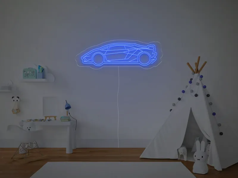 Sportwagen - Neon LED Schild