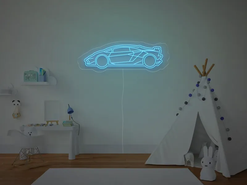 Sportwagen - Neon LED Schild