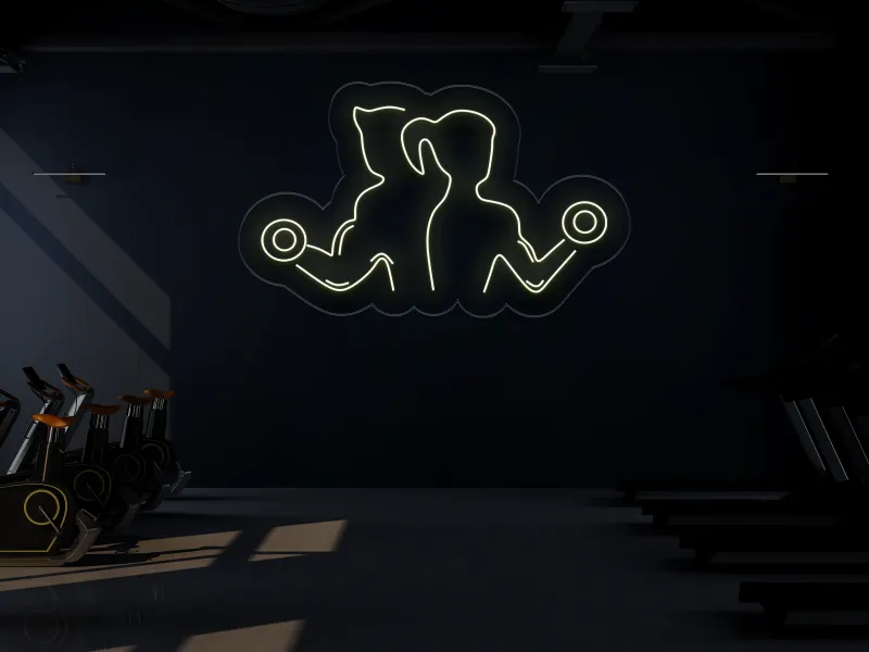 Coppia @ Palestra - Insegne al neon a LED