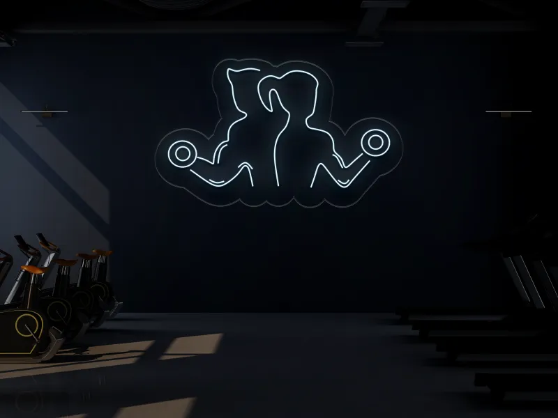 Coppia @ Palestra - Insegne al neon a LED