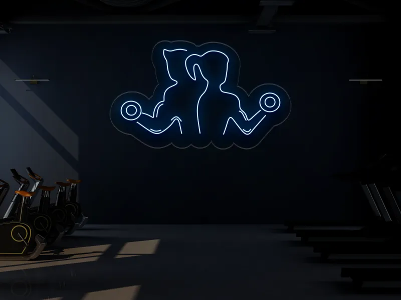 Coppia @ Palestra - Insegne al neon a LED