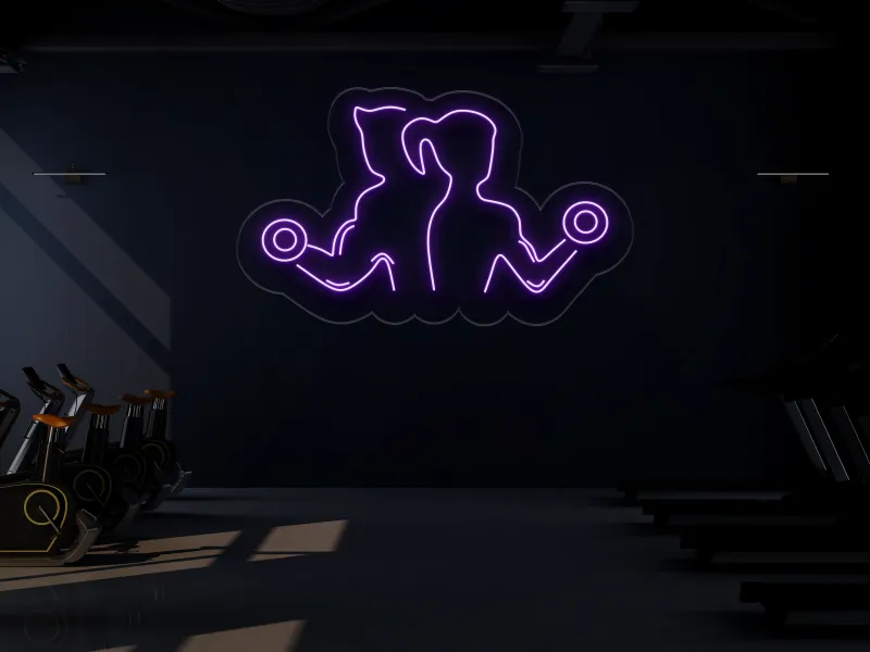 Coppia @ Palestra - Insegne al neon a LED