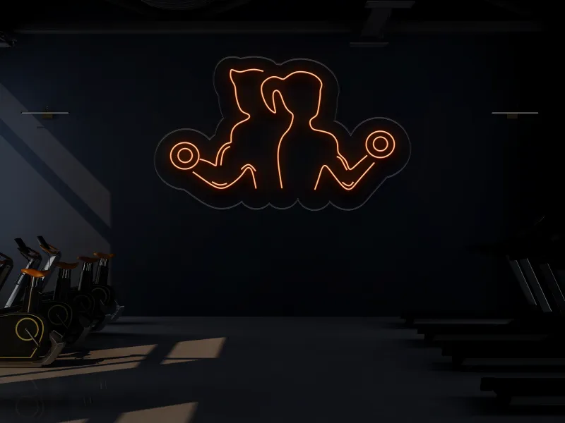 Coppia @ Palestra - Insegne al neon a LED