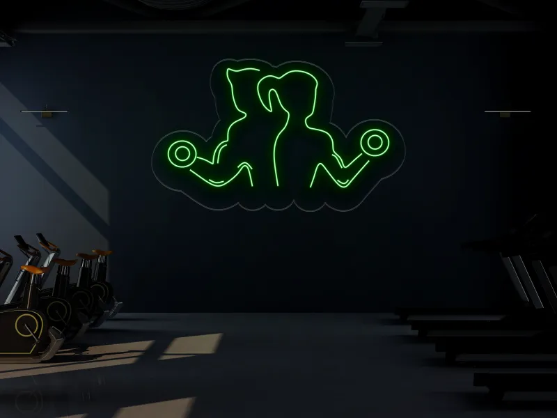 Coppia @ Palestra - Insegne al neon a LED
