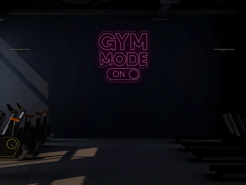 Gym Mode ON - Insegne al neon a LED