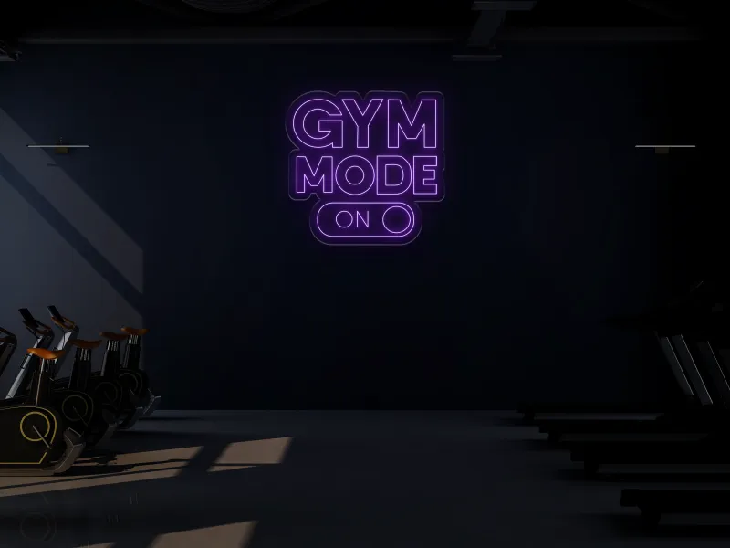 Gym Mode ON - Insegne al neon a LED