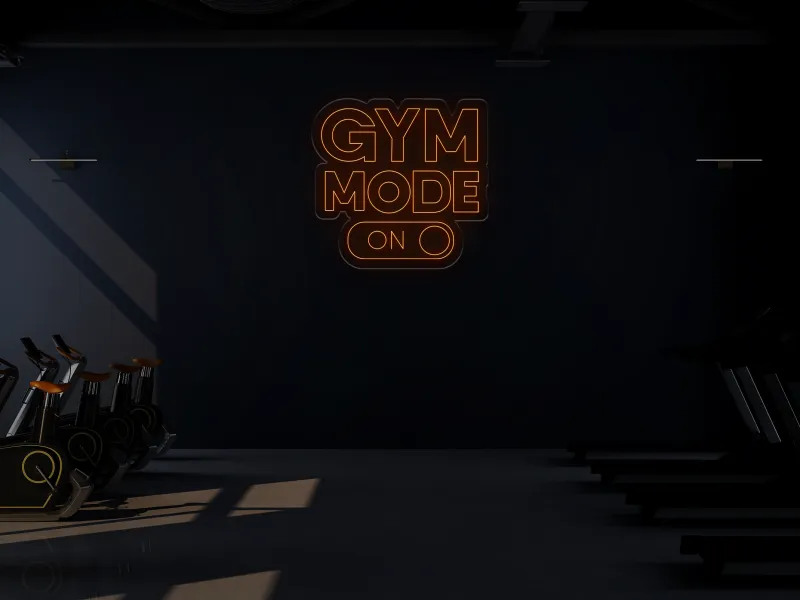 Gym Mode ON - Insegne al neon a LED