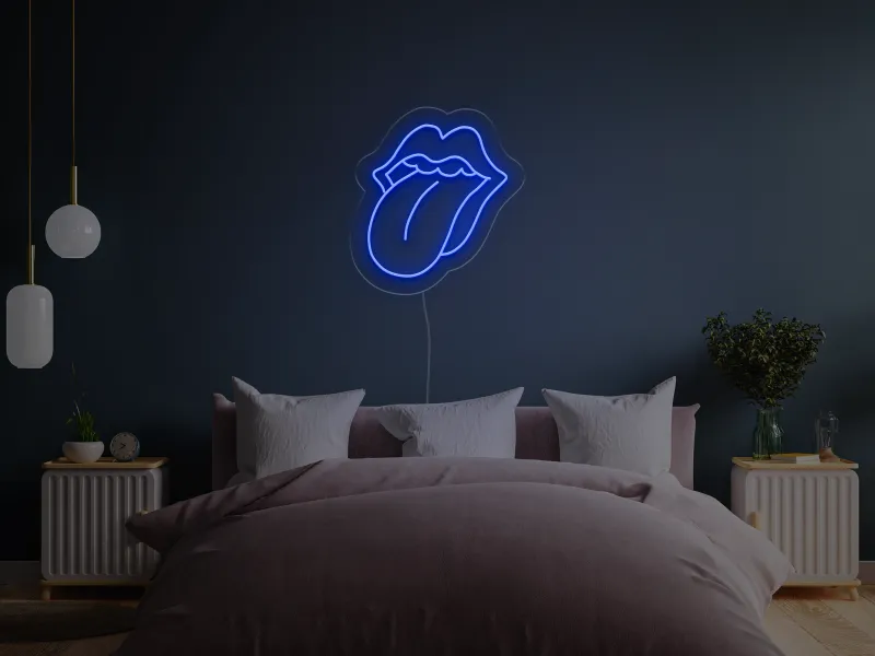 Bacia le labbra - Insegne al neon a LED